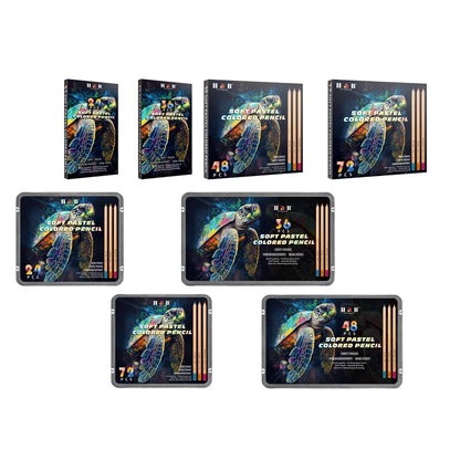 Professional 72-Ton Graffiti Color Pen Toner New Paper Students' Suitable Charcoal Pencil for Art Coloring Painting Drawing