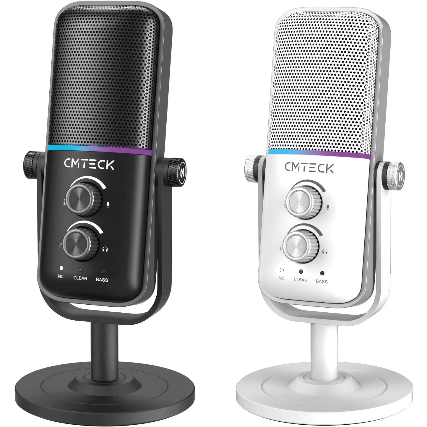 CMTECK XM600 Computer Omnidirectional Microphone Desktop RGB Condenser Microfono Microfone PC Gaming Mic for Podcasting Gaming