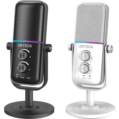 CMTECK XM600 Computer Omnidirectional Microphone Desktop RGB Condenser Microfono Microfone PC Gaming Mic for Podcasting Gaming