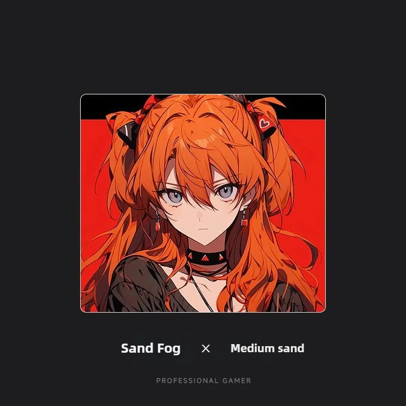 Resin Crystal Snow Professional Esports Lovely Girl Customized Smooth Glass Gaming Laptop Office Accessories Large Mouse Pad