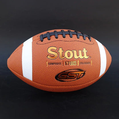Durable High Quality PU Composite Leather Junior Youth Size 6 Size 7 American Football