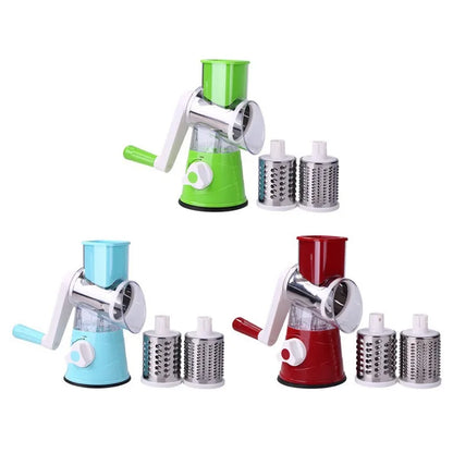 Multifunctional Hand-cranked Vegetable Cutter Kitchen Manual Vegetable Machine Grater Slicer Roller Type Vegetable Cutter