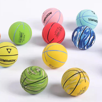 High Quality Children Adult Mini Rubber Basketball Indoor Outdoor Universal Training Mini Basketball