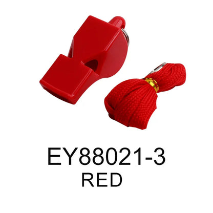 High Quality Loudest Whistle Referee Plastic fox Whistle with Lanyard