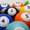 ActEarlier 1 Set 16 Pcs Size 4 Desktop Football Game Snook Ball Snooker Street Soccer Huge Billiards Pool