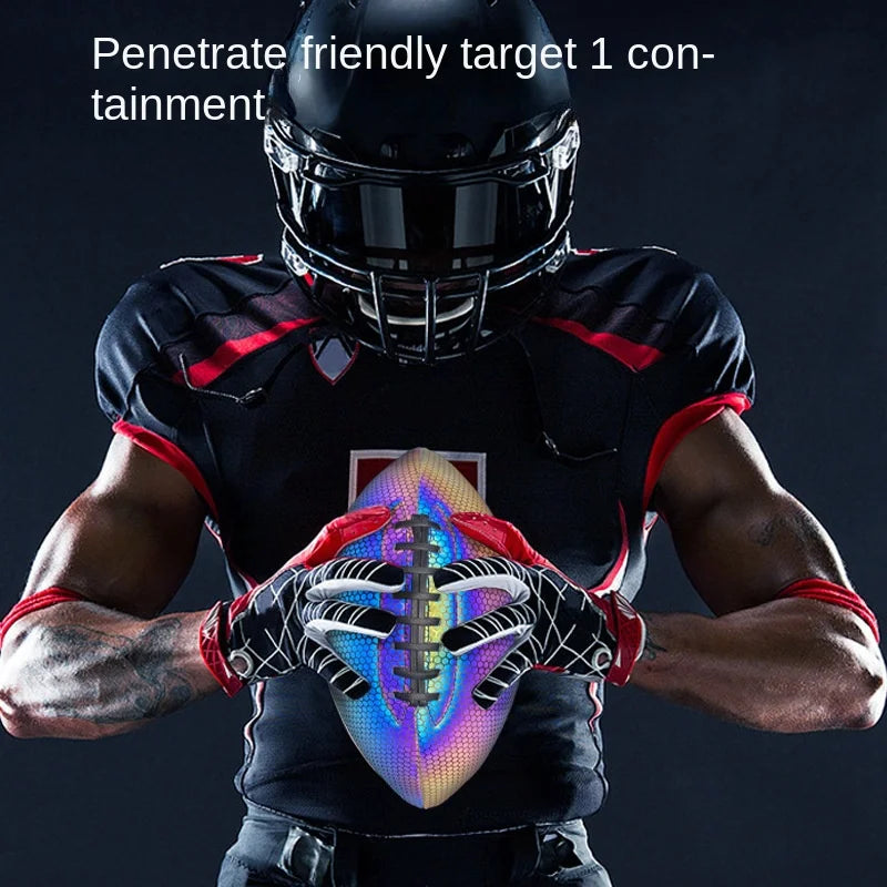 American Standard Competition No. 9 Training Football Reflective Luminous Fluorescent Direct Factory Supply for Cross-Border