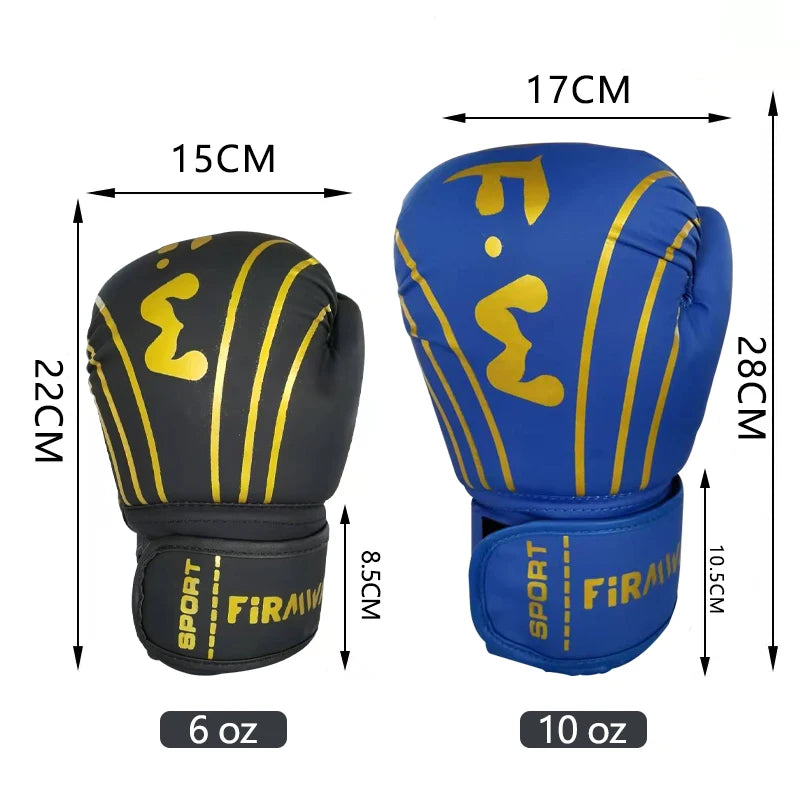 Firmway Professional Men's and Women's Boxing Gloves Sandbag Fighting Gloves for Martial Arts Training
