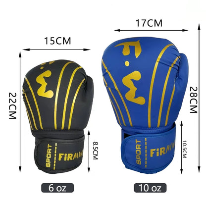 Firmway Professional Men's and Women's Boxing Gloves Sandbag Fighting Gloves for Martial Arts Training