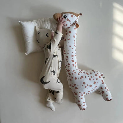 Hot Sale Cartoon Giraffe Baby Soothing Doll Big Giraffe for Kids Children Doll Stuffed Animals Toys