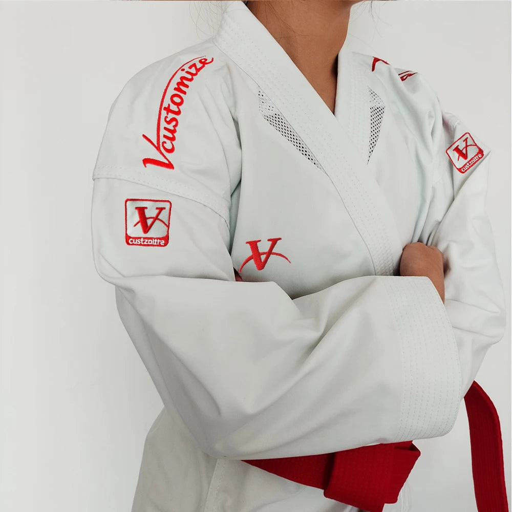 Unisex Cotton Karate Kata Suit Canvas  Black Diamond Arawaza Material for Martial Arts Training Custom Logo Option for Training