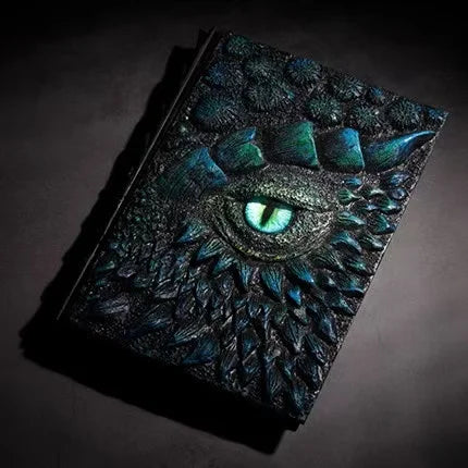 Hotselling One-eyed Dragon Notebook for Holiday Gifts GTB02 Wholesale 3D Eye Embossed Journal Notebook Resin Crafts
