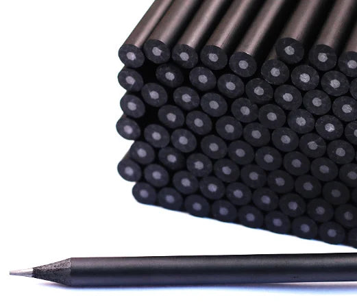 Premium 2B HB Pencils Black Wood School Pencils with Customizable Logo Set of Standard Pencils Including Free 3D Renderings