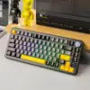 Attack Shark X85PRO RGB Backlight Gaming Mechanical Keyboard Gasket Structure with Hot Swap Alloy Knob English Display Screen