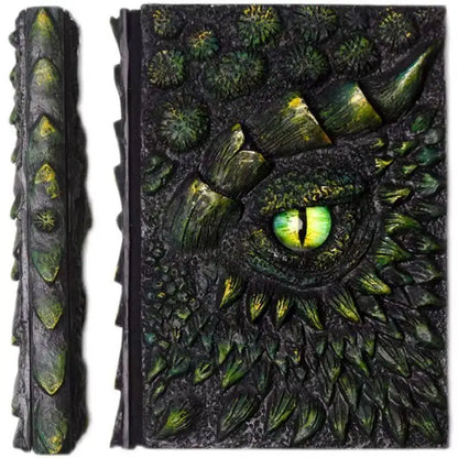 Hotselling One-eyed Dragon Notebook for Holiday Gifts GTB02 Wholesale 3D Eye Embossed Journal Notebook Resin Crafts