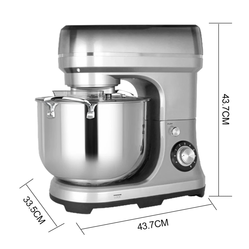 Ready to Ship 2000W 11-liter Household Electric Stand Mixer Kitchen Food Processor Bread and Cake Dough Double Hook Mixer