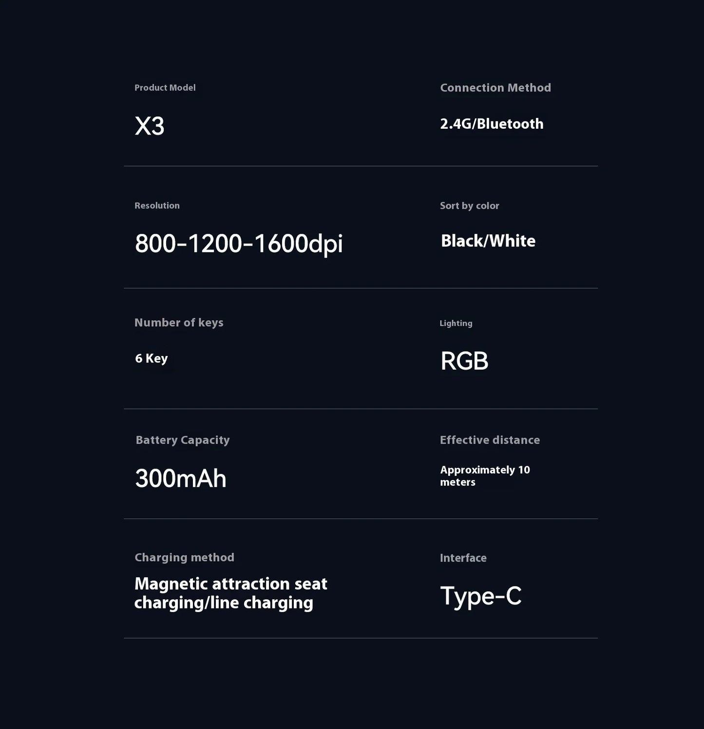 Hot Sale Lightweight Cross-Border Crack Gaming Mouse 2.4G Dual-Mode Charging Light Base for Office & Gaming