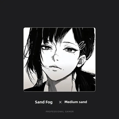 Resin Crystal Snow Professional Esports Lovely Girl Customized Smooth Glass Gaming Laptop Office Accessories Large Mouse Pad