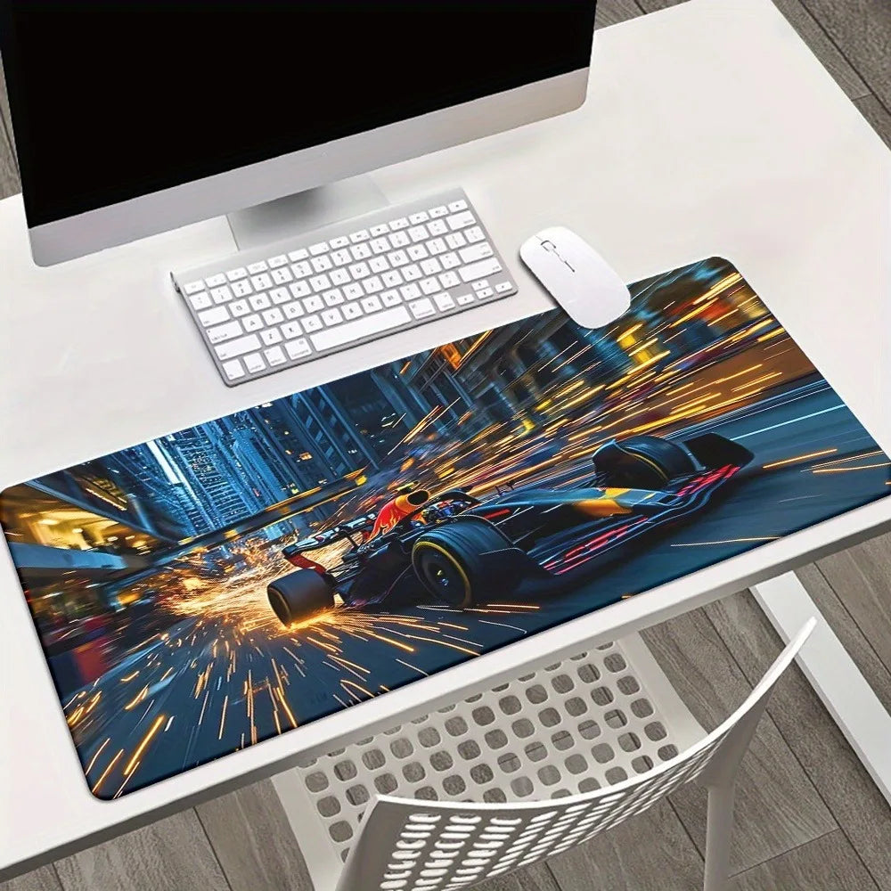 Cool Racing Car Stylish PC Gaming Mouse Pads Gamer Mats Teclado Ergonomic Pad Mat Laptop Office Carpet 900X400