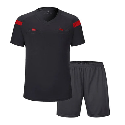 Wholesale Referee Shirt Unisex Football Referee Jersey Set High Quality Soccer Referee Uniforms for Sale