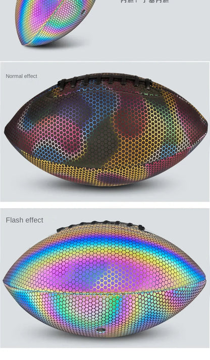 American Standard Competition No. 9 Training Football Reflective Luminous Fluorescent Direct Factory Supply for Cross-Border
