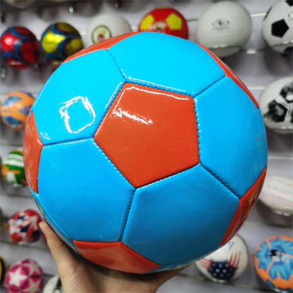 Custom Logo Blue LED Machine Stitched TPU Soccer Ball Size 5 Luminous Football for Training Glow in the Dark LED Light Feature