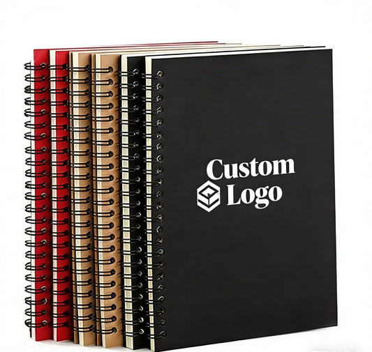 Wholesale Stationery A4 A5  Spiral Notebooks With Line Notepad Paper Hard Cover Diary Notebooks For business Office Gift School