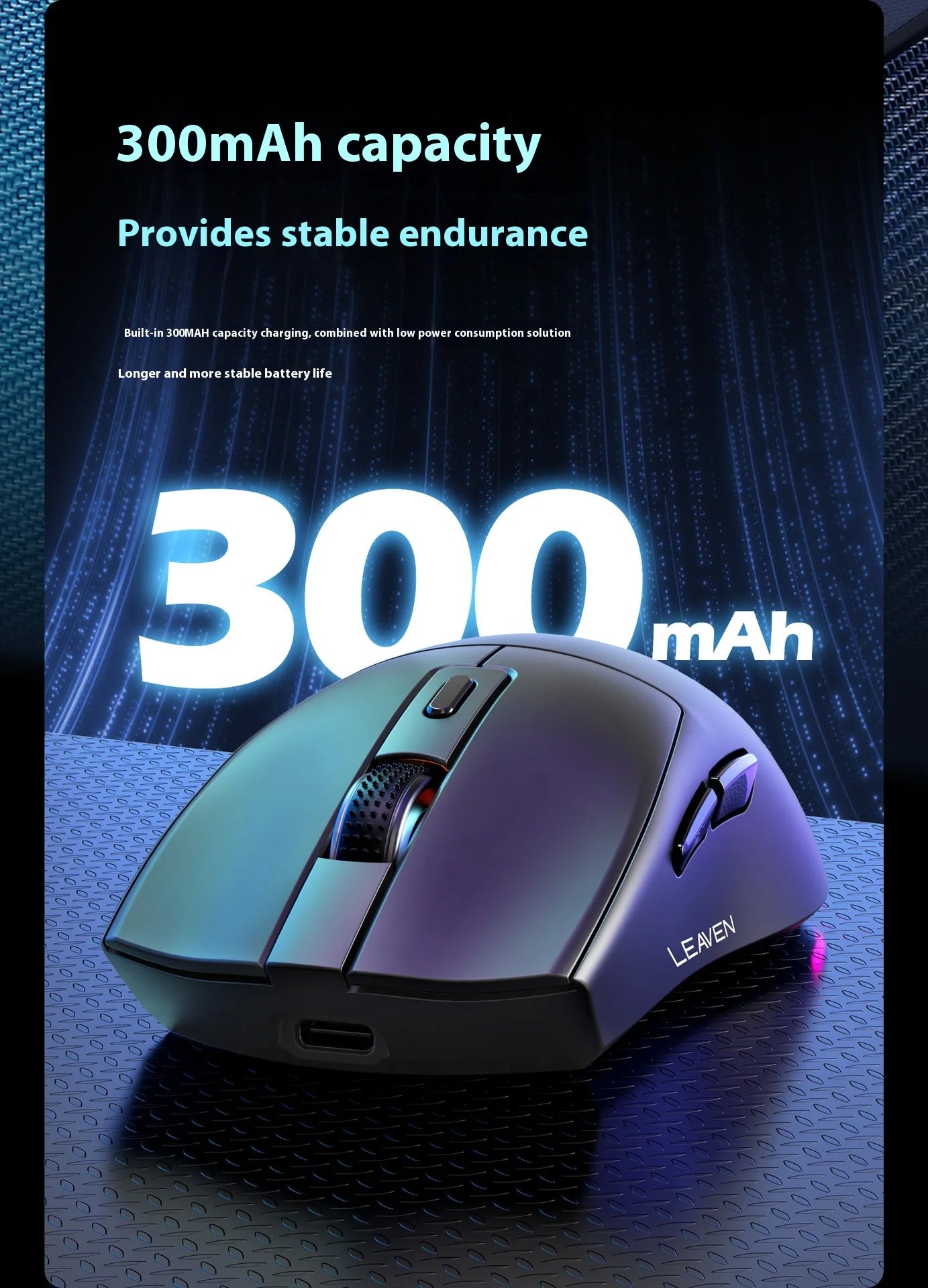 Hot Sale Lightweight Cross-Border Crack Gaming Mouse 2.4G Dual-Mode Charging Light Base for Office & Gaming