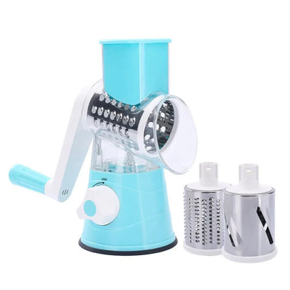Multifunctional Hand-cranked Vegetable Cutter Kitchen Manual Vegetable Machine Grater Slicer Roller Type Vegetable Cutter