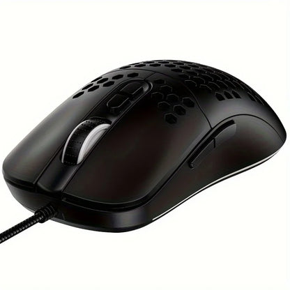 Manufacturers Silent Wired E-Sports Optical Lightweight Mouse Hole RGB Lighting Black Gaming Mouses Office Computer Essential