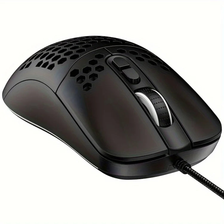 Manufacturers Silent Wired E-Sports Optical Lightweight Mouse Hole RGB Lighting Black Gaming Mouses Office Computer Essential