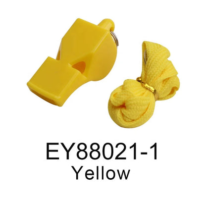 High Quality Loudest Whistle Referee Plastic fox Whistle with Lanyard