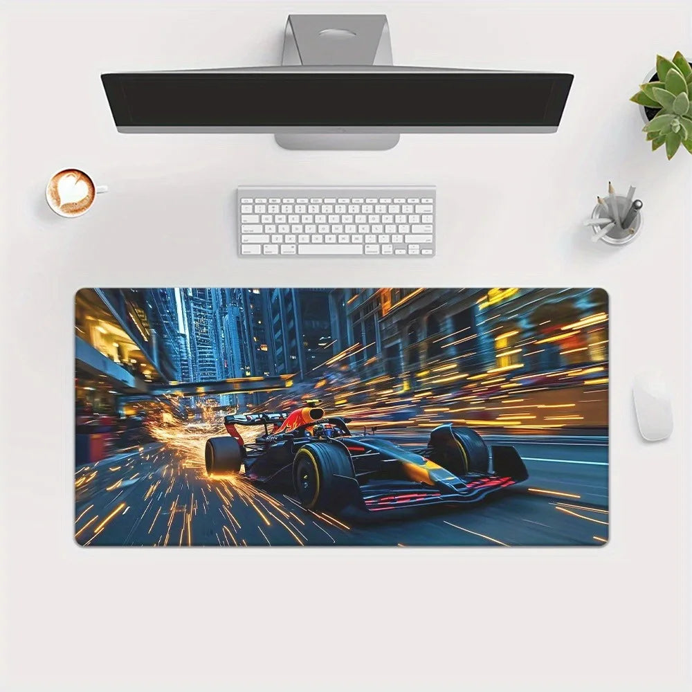 Cool Racing Car Stylish PC Gaming Mouse Pads Gamer Mats Teclado Ergonomic Pad Mat Laptop Office Carpet 900X400