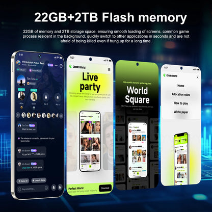 High Quality Original 5G Android S26 Ultra Smartphones 22GB+2TB Storage 7.3 Inch HD Screen Mobile Phone S25 Ultra