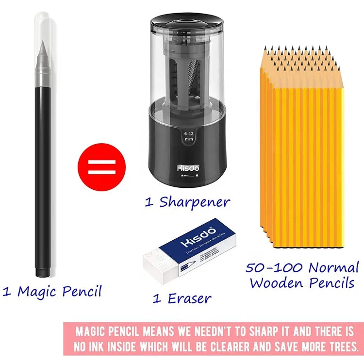 New Unlimited Technology Reusable Writing Inkless Pencil Everlasting Magic Pen Pencil 14 Pack in Stock