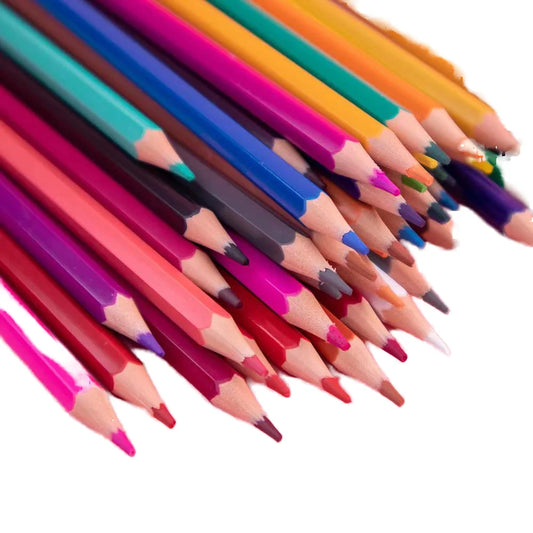 Maries Standard Colored Pencils Set-24 Colors Artist Grade-Wood Body Case Digital Printing Model 7524 Drawing Sketching