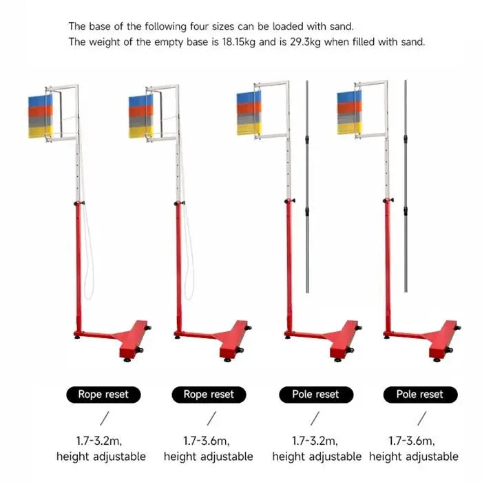 Height Adjustable Jumping Testing Basketball Training Professional Vertical Jump Test Basketball Equipments