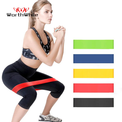WOSWEIR-Gym Fitness Resistance Bands for Yoga Stretch Pull Up Assist Rubber Gum Crossfit Exercise Training Workout Equipment