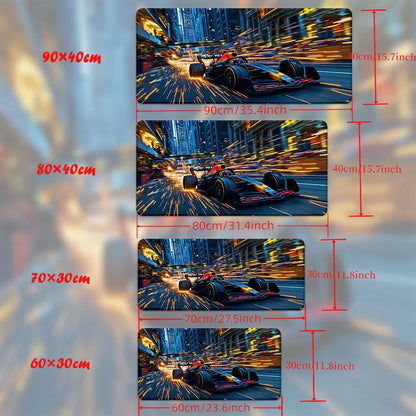 Cool Racing Car Stylish PC Gaming Mouse Pads Gamer Mats Teclado Ergonomic Pad Mat Laptop Office Carpet 900X400