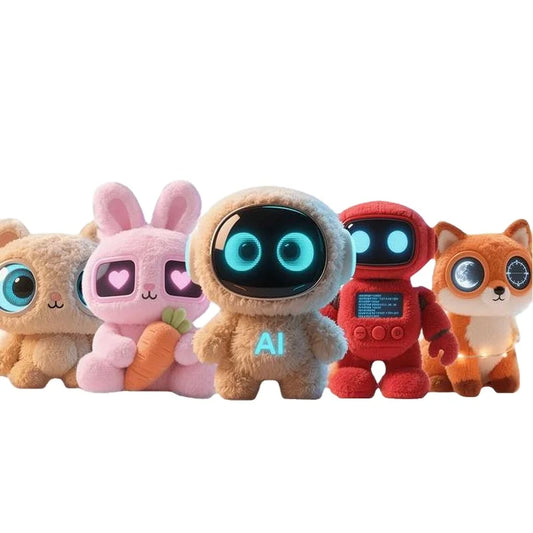 Custom Super Soft Plush AI Companion Doll OEM/ODM DeepSeek Chatbot Smart Toy with GPT Large Model Voice Chatbot Function