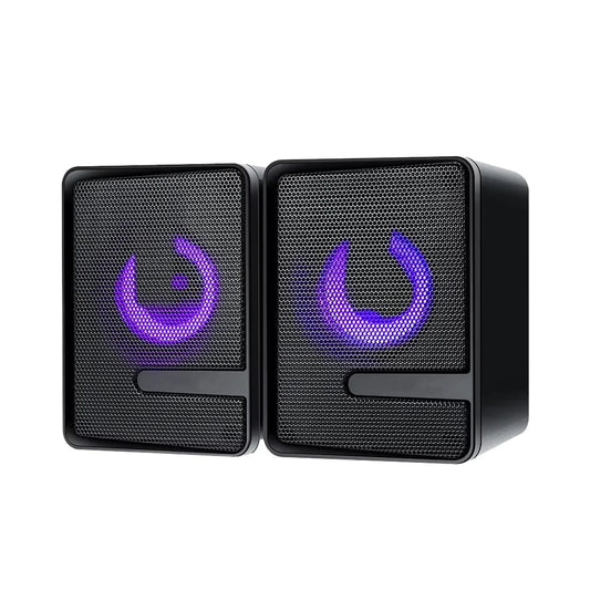 Dust-proof  New Trending Wired Audio System RGB Light Desktop Wired 2.0 USB Laptop/PC Computer Speakers for Gaming