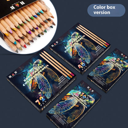 Professional 72-Ton Graffiti Color Pen Toner New Paper Students' Suitable Charcoal Pencil for Art Coloring Painting Drawing