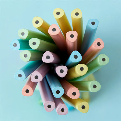 Zhenglin Macaron HB Plastic Promotional Use Pencil Cross-Border E-Commerce Bulk Environmentally Friendly Rubber Standard Pencils