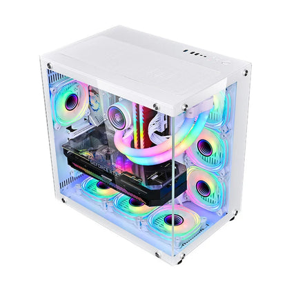 2026 Best Selling Empty Customization Modern Desktop Gamer PC Computer USB3.0 PC Chassis ATX Business E-Sports Gaming