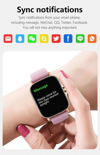 1.83'' Sport Smart Watch Fitness Clock Health Monitor Waterproof Smartwatch Wireless Call Watches for Men Women IOS Android 2025