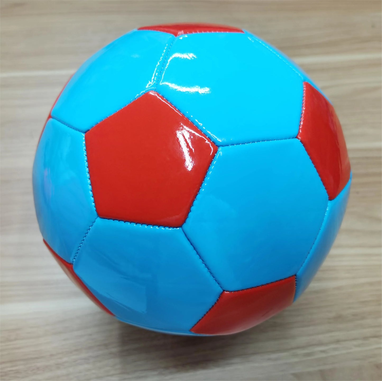 Custom Logo Blue LED Machine Stitched TPU Soccer Ball Size 5 Luminous Football for Training Glow in the Dark LED Light Feature