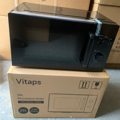 European Household 25L Microwave Oven Turntable Built-in Electric Power Source Heating Digital Kitchen Reservation Timing