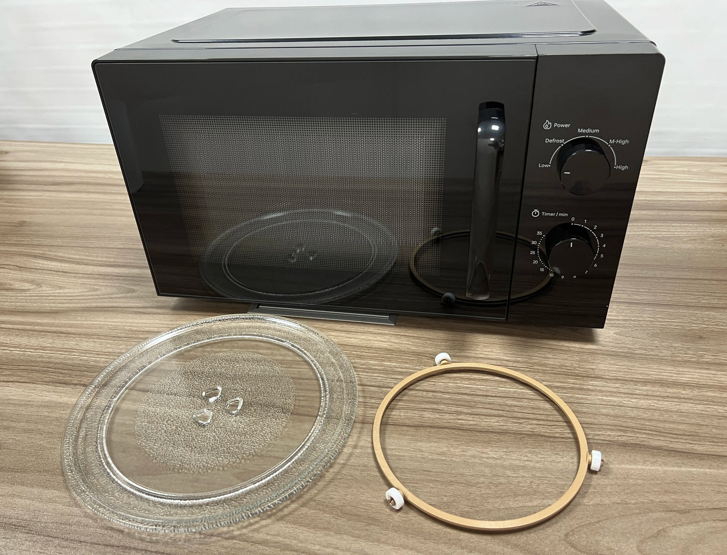 European Household 25L Microwave Oven Turntable Built-in Electric Power Source Heating Digital Kitchen Reservation Timing