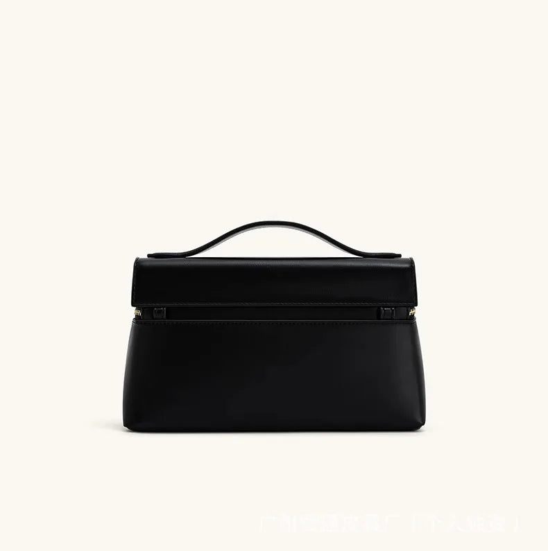 JWPEI Box-Shaped Cross-Border Shoulder Bag Small Niche Design Handbag Diagonal Bag Leather Handbag for Daily Matching