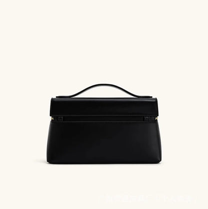 JWPEI Box-Shaped Cross-Border Shoulder Bag Small Niche Design Handbag Diagonal Bag Leather Handbag for Daily Matching