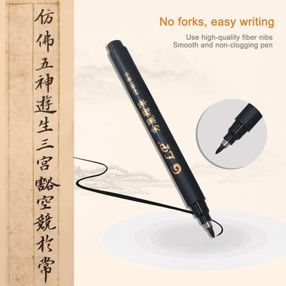 4 pcs Calligraphy Art Marker Pens Brush Art as a gift for Craft Supplies Art Writing Office School Supplies Stationery Student
